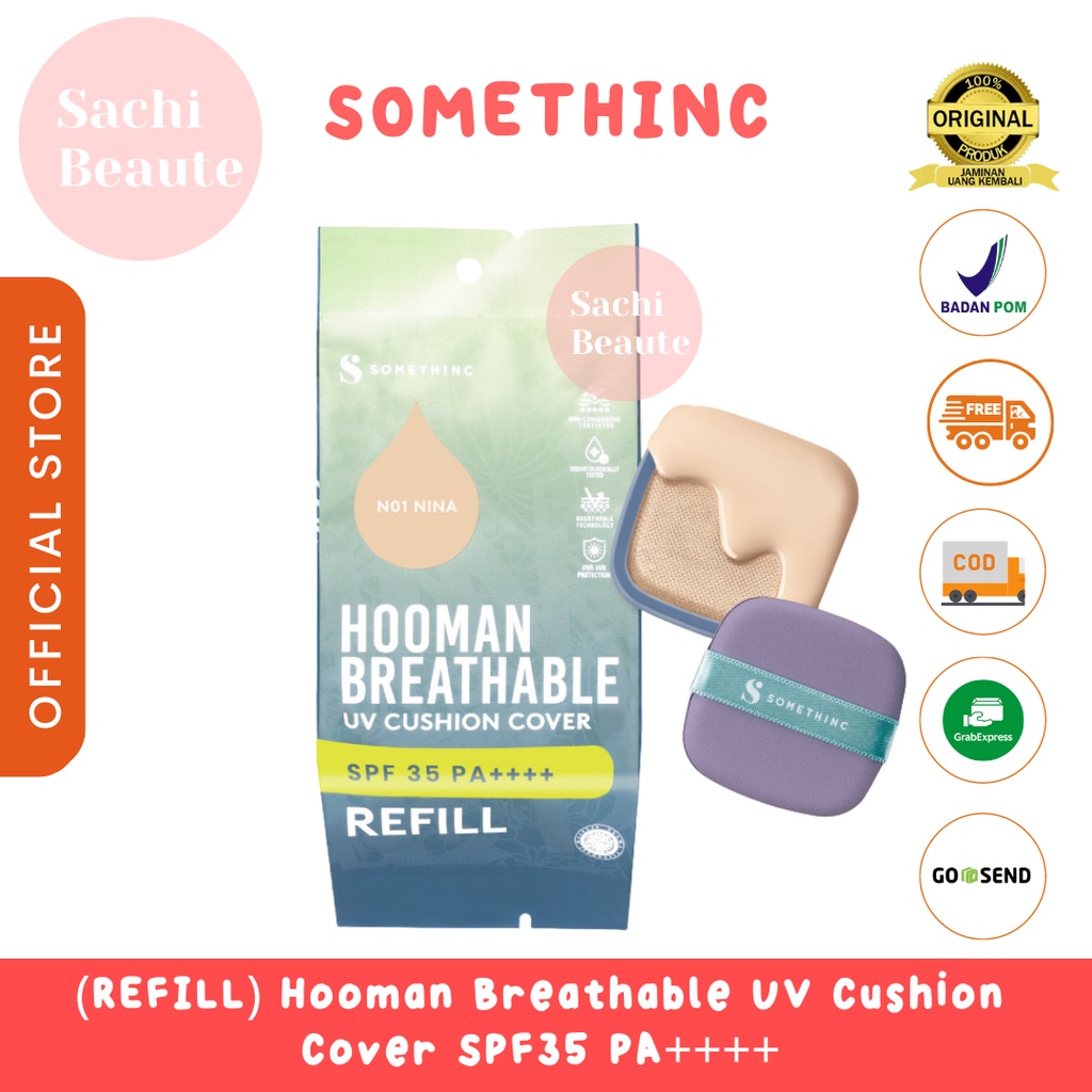 SOMETHINC (REFILL) Hooman Breathable UV Cushion Cover SPF35 PA++++