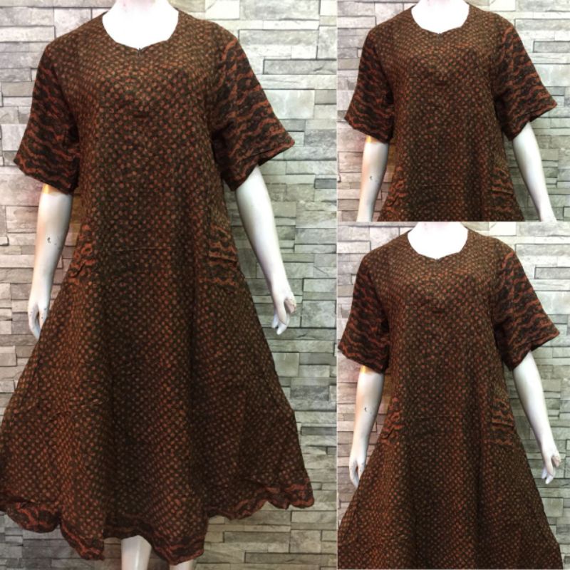 2. DASTER MARINA HANA RESLETING | BATIK PEKALONGAN | DASTER BATIK KEKINIAN CAP TEBAL | PUTRI DIANA-Resleting 14