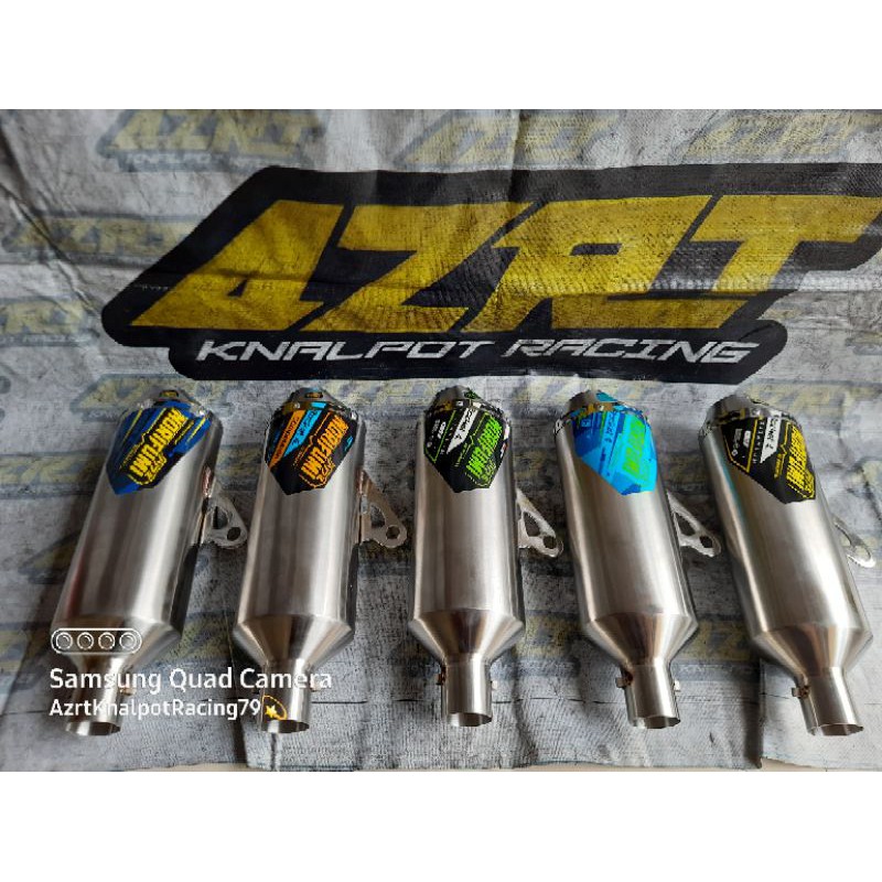 Knalpot KLX CRF WR155 Stainless stell (Silencer Only) Norifumi