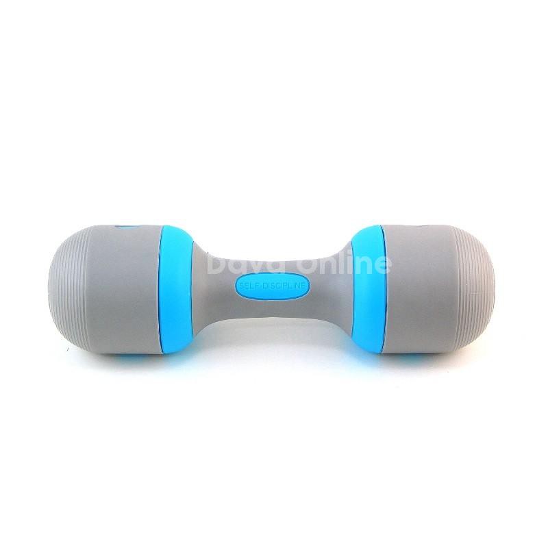 DUMBBELL MURAH KHUSUS UNTU WANITA BOBOT 5 KG PEGANGAN SANGAT NYAMAN DESAIN KEKINIAN F212 WARNA GREY