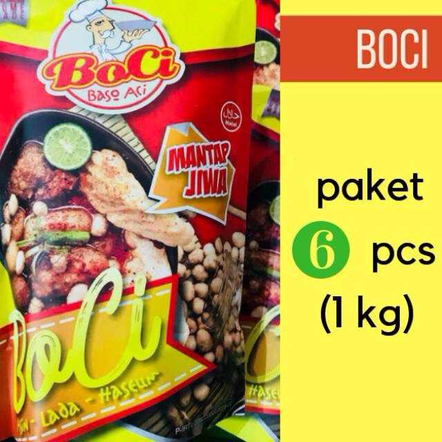 

PAKET 6pcs (1KG) BoCi Baso Aci Khas Garut