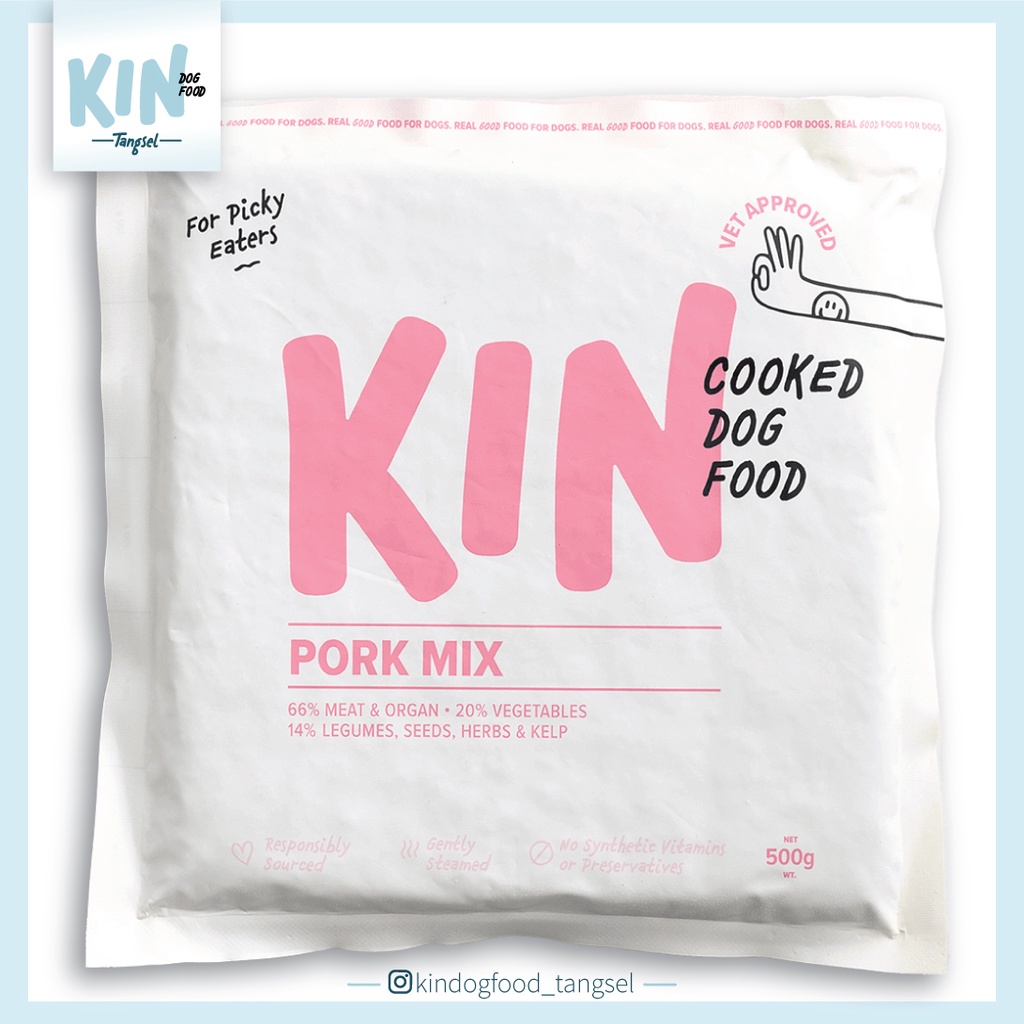 PORK MIX (COOKED) - KIN DOG FOOD - pm