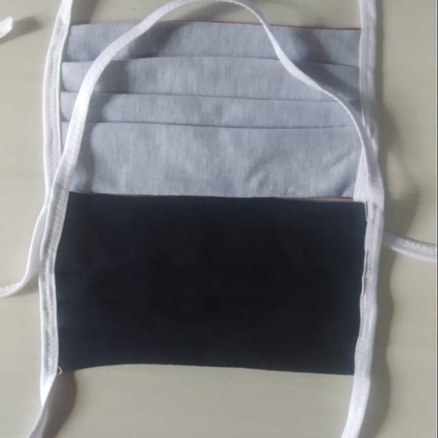 Masker Kain Hijab Tali Sabung Putus