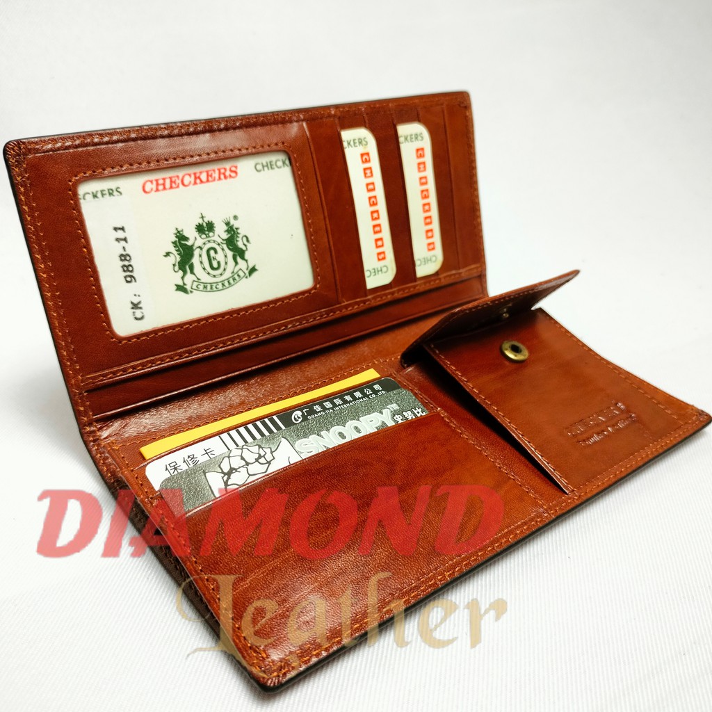 Checkers Asli Dompet Kulit Panjang Impor CK 11