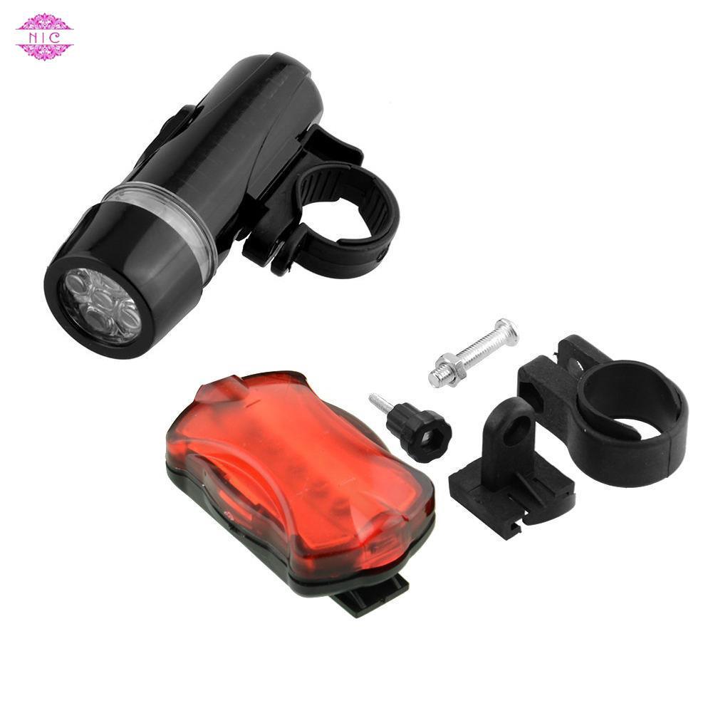  Lampu  Depan Sepeda  MTB  5 LED Terang  Tahan Air Lampu  