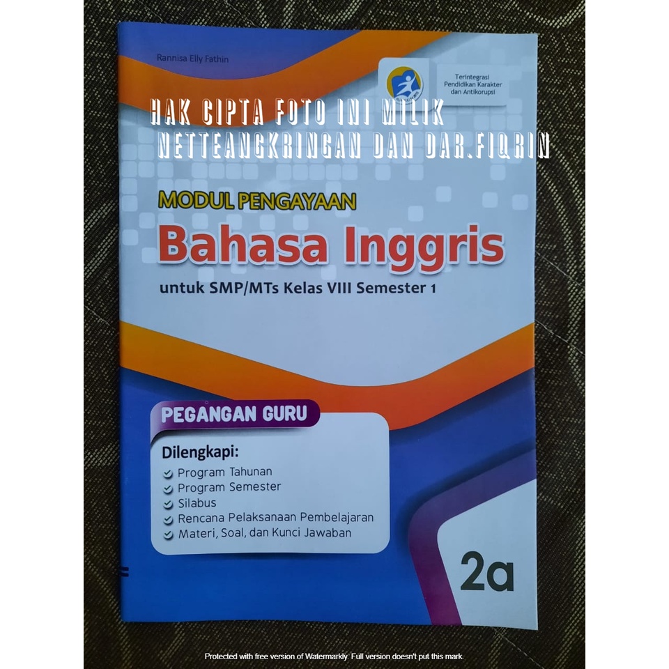 Buku Pegangan Guru SMP K13 Bahasa Inggris Semester 1 kelas 7 8 9 Revisi 2018 Kartika-1