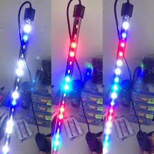 PROMO Lampu aquarium 3 mode 40cm / Lampu bisa ubah warna / Lampu led / Lampu celup / LAMPU BISA GANTI WARNA