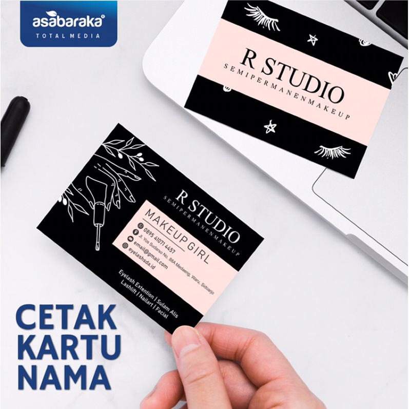 

Cetak Kartu nmnama Laminasi Doff/ Laminasi glosy GRATIS DESAIN