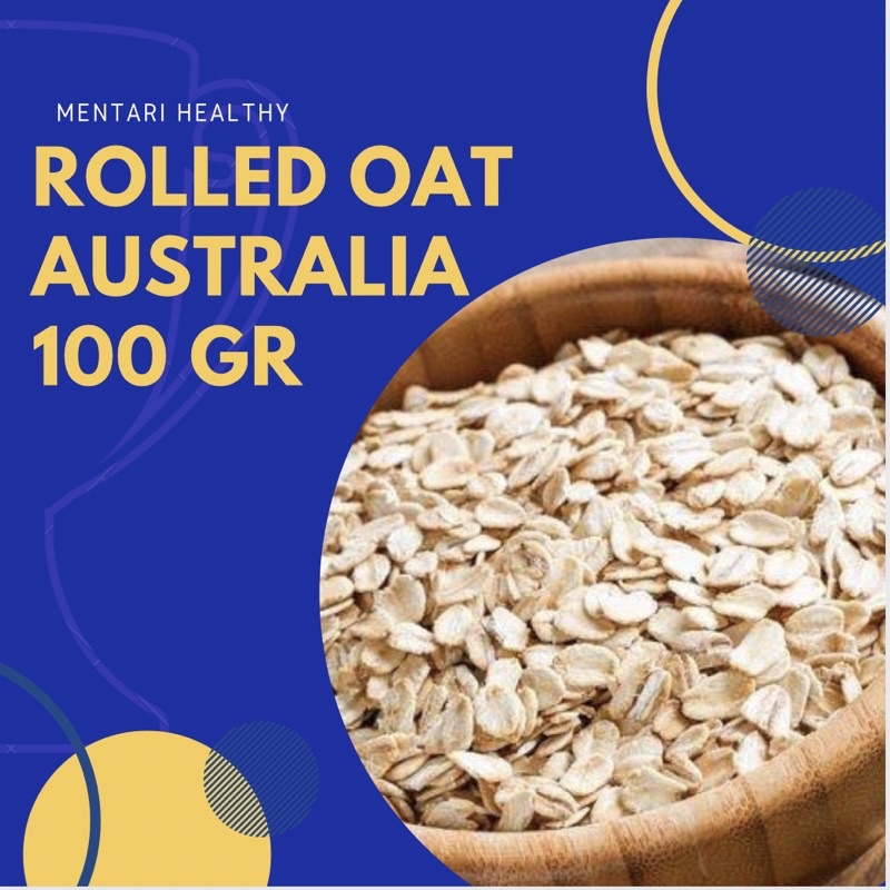 Natural Rolled Oat Australia 100gram