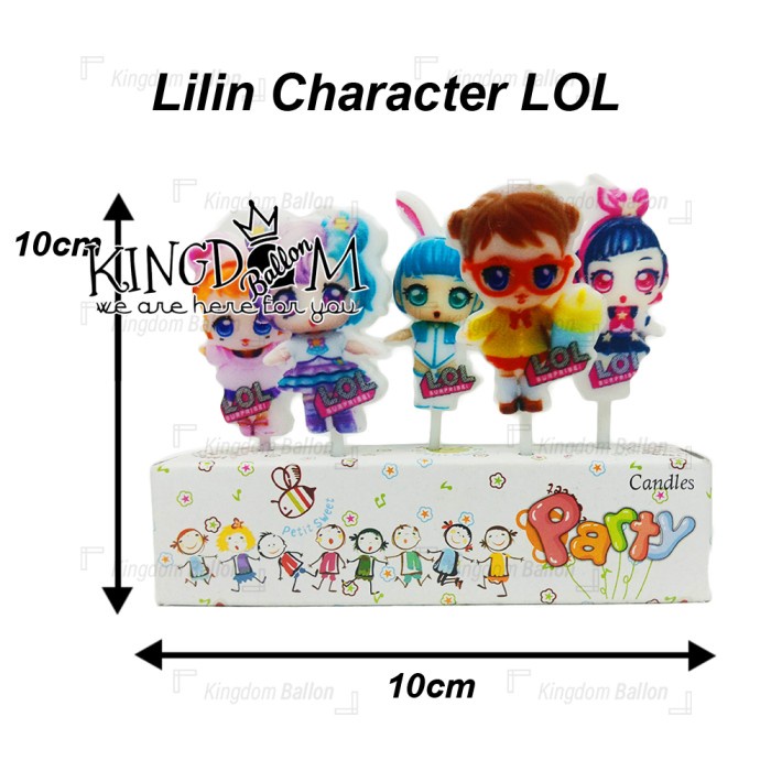 Lilin Karakter Lol Surprise / Lilin Ultah Lol / Lilin Lucu