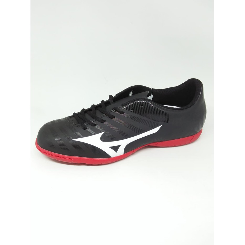 sport ku/Sepatu futsal mizuno original Rebula V4 IN Black/ Red new 2018