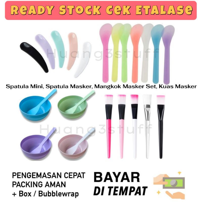 Spatula Masker TEBAL / Spatula Masker Mini / Pot Cream Spatula