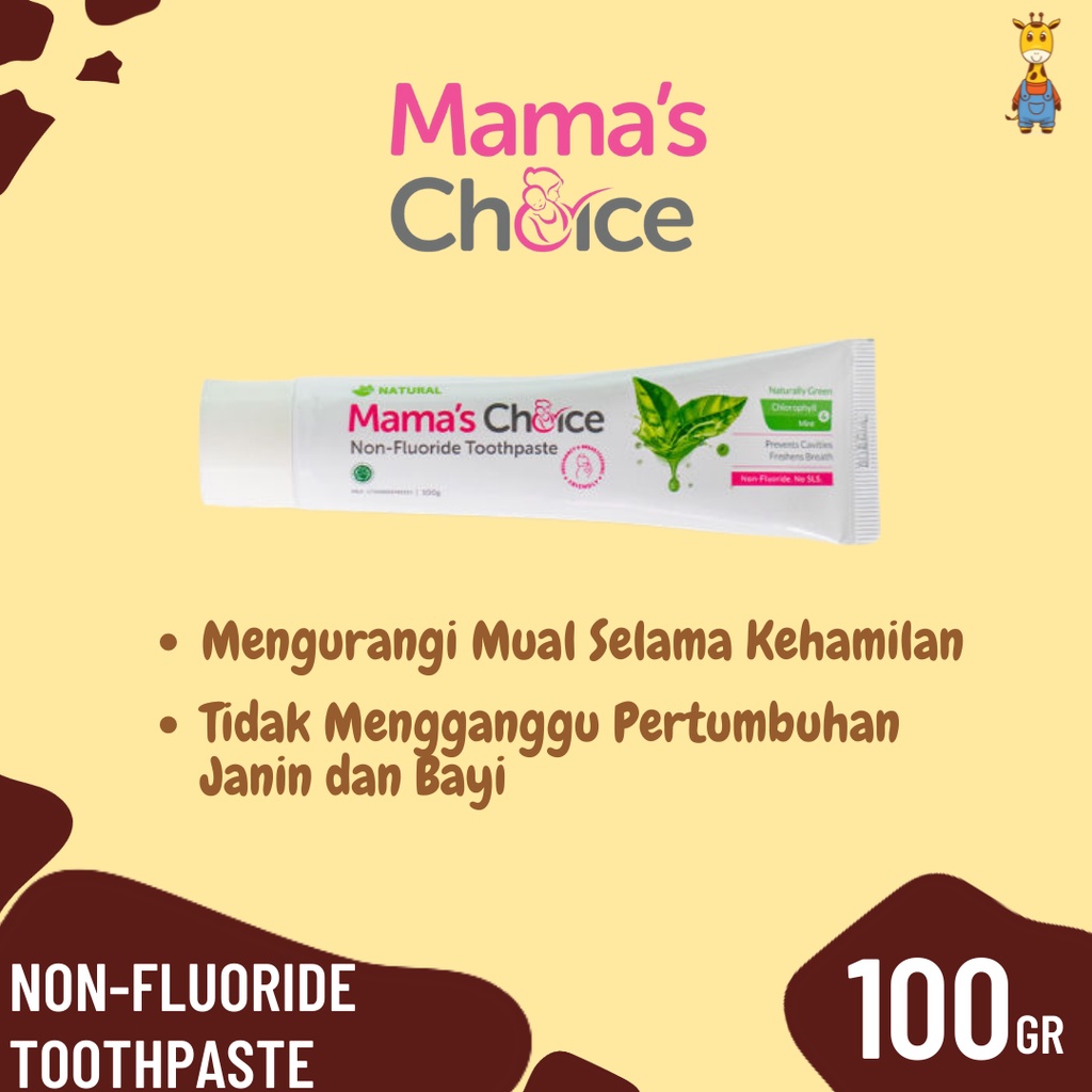 Mama's Choice Toothpaste 100gr - Fluoride Toothpaste