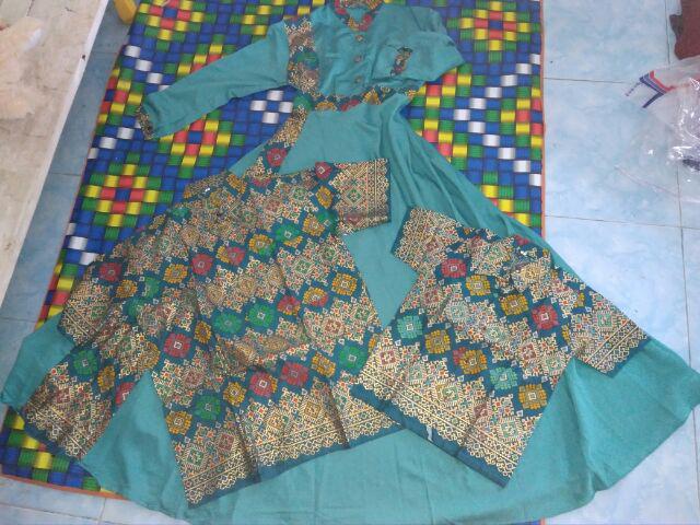 Couple Batik Keluarga Sarimbit Family Baju Seragam Pesta Ayah Ibu Anak Zara Ghifa