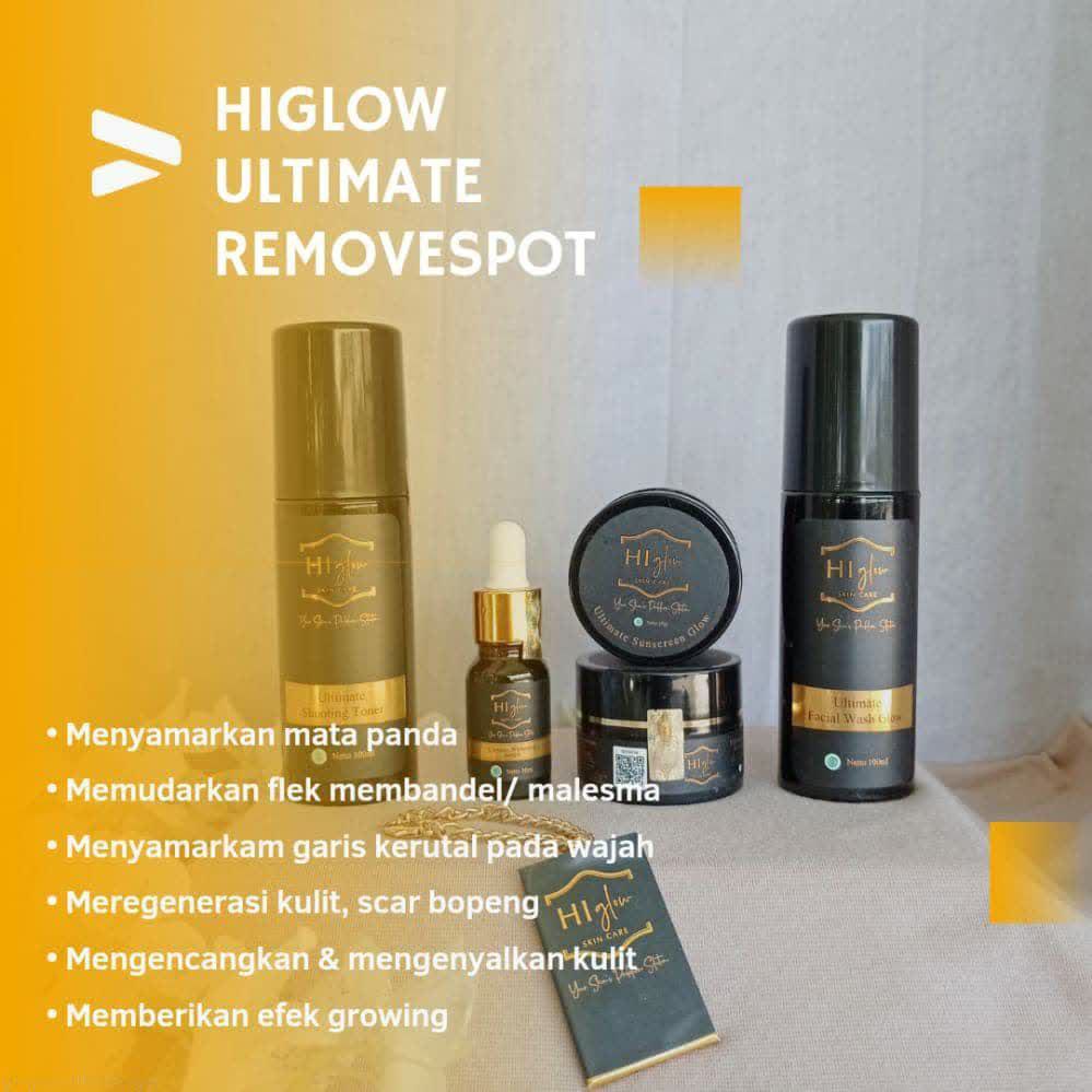 Paket Flek Hitam Membandel - Paket Ultimate Remove Spot Hi Glow Skin Care Original BPOM