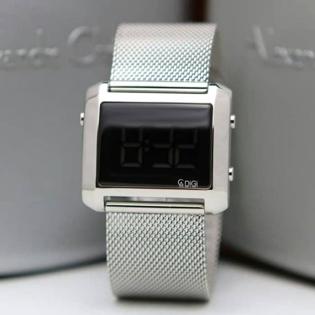 Jam Tangan Fashion Wanita Alexandre Christie Ac 9230 Lh Digi Series Silver Original