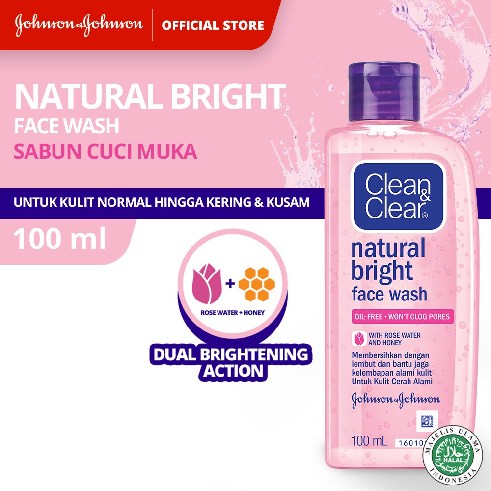 clean and clear natural bright face wash limited edition