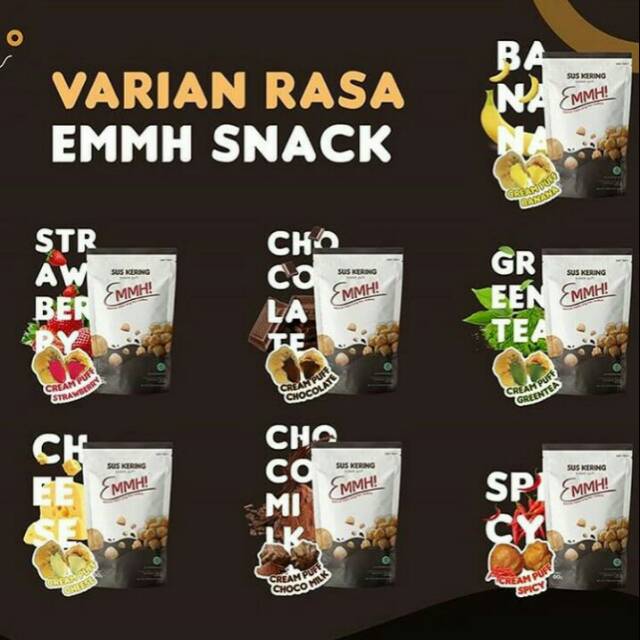 

(Reseller Jakarta Timur) EMMH! SNACK KEKINIAN SUS KERING 70gr