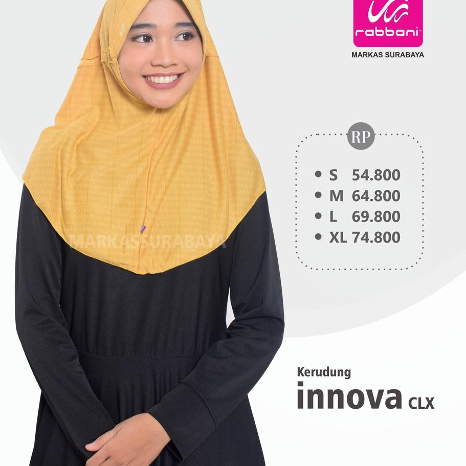 ➱ [3] KERUDUNG INSTAN NK INNOVA CLX RABBANI ORI ➻