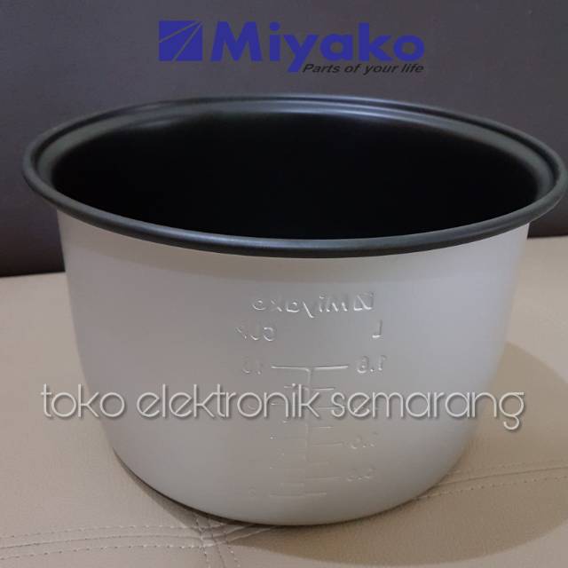 MIYAKO PANCI TEFLON 1.8L TINGGI 15CM ORIGINAL MCM 507, 508, 509 LAMA, 608, 628, 638, 686, 18BH, 29BH