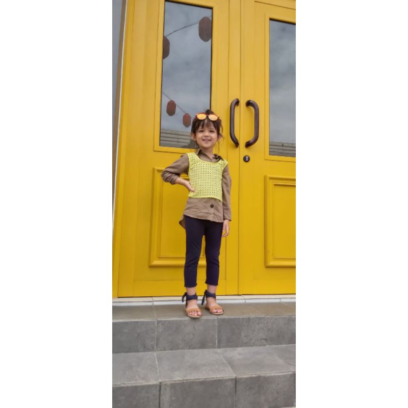SALE Blouse Rompi Kids /Atasan rompi anak 1-6thn