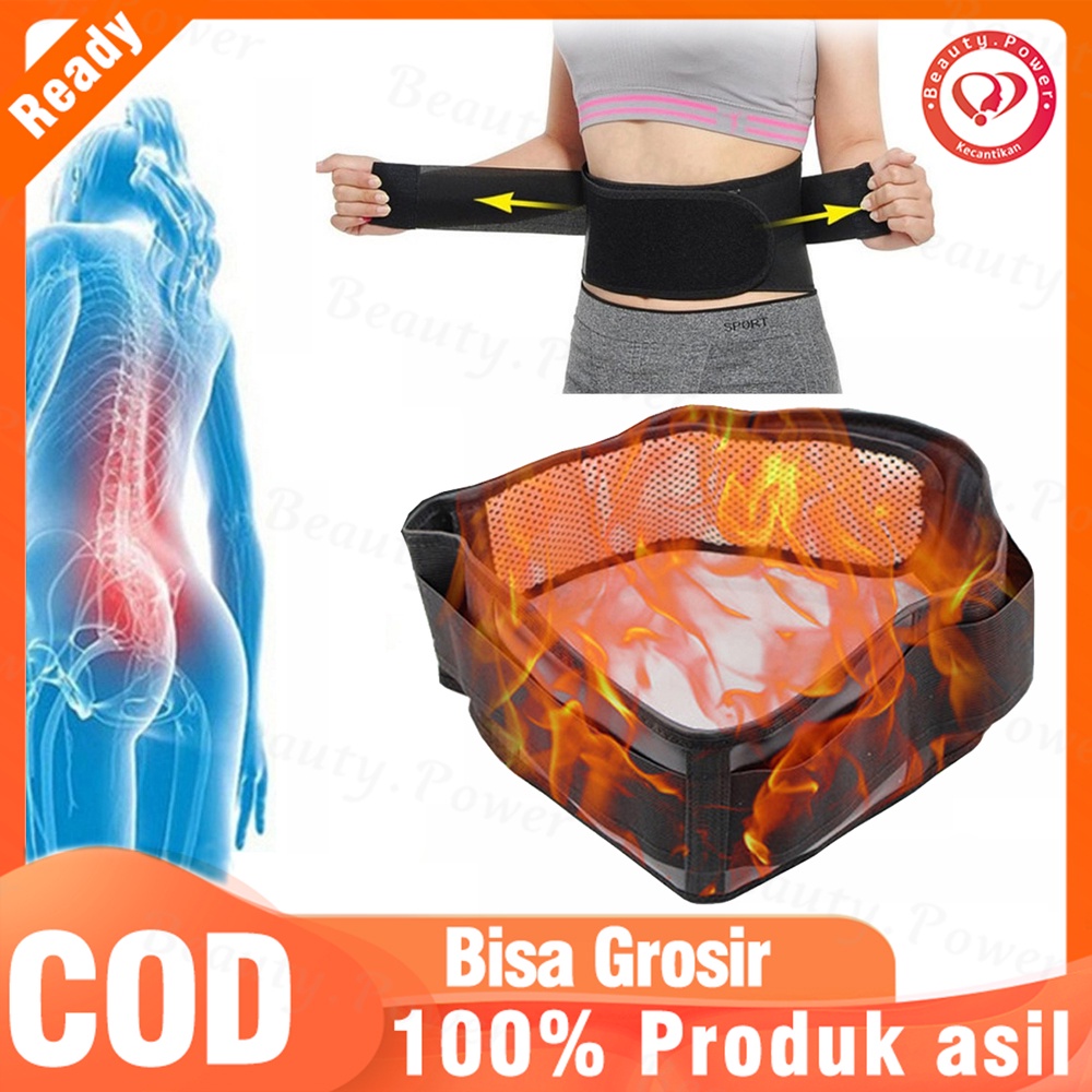 Tourmaline Pads Pinggang Alat Terapi Pinggang Pegal Pemanas Koyo Nyeri Otot Tourmaline Magnetik-M/L/XL