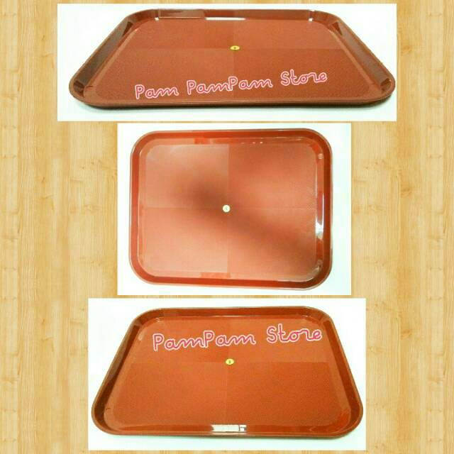 NAMPAN PLASTIK SEGI EMPAT OWL Uk.45X35 CM