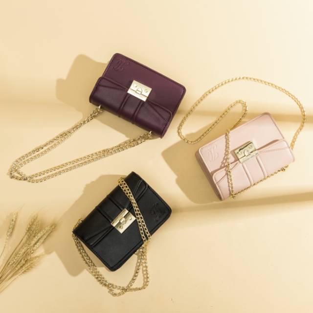 ALEXANDRIA tas rantai selempang wanita merk Jims Honey