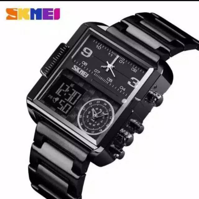 Jam Skmei 1584 original triple time bergaransi free paper box