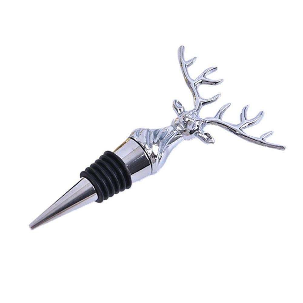 Kepala Rusa Stag TOP Wine Beer Stoppers Reusable Bottle Plug Leak Free Plug Sealer Stainless Steel