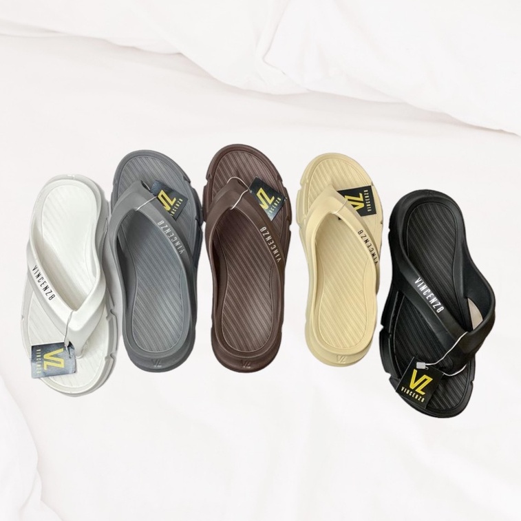 Sandal Ringan Pria VINCENZ8 Sandal Jepit Pria Sandal Casual Pria Sandal Pria Anti Slip Sandal Pria Anti Air Terbaru Sendal Cowok Kekinian Sandal Polos Fhasionable