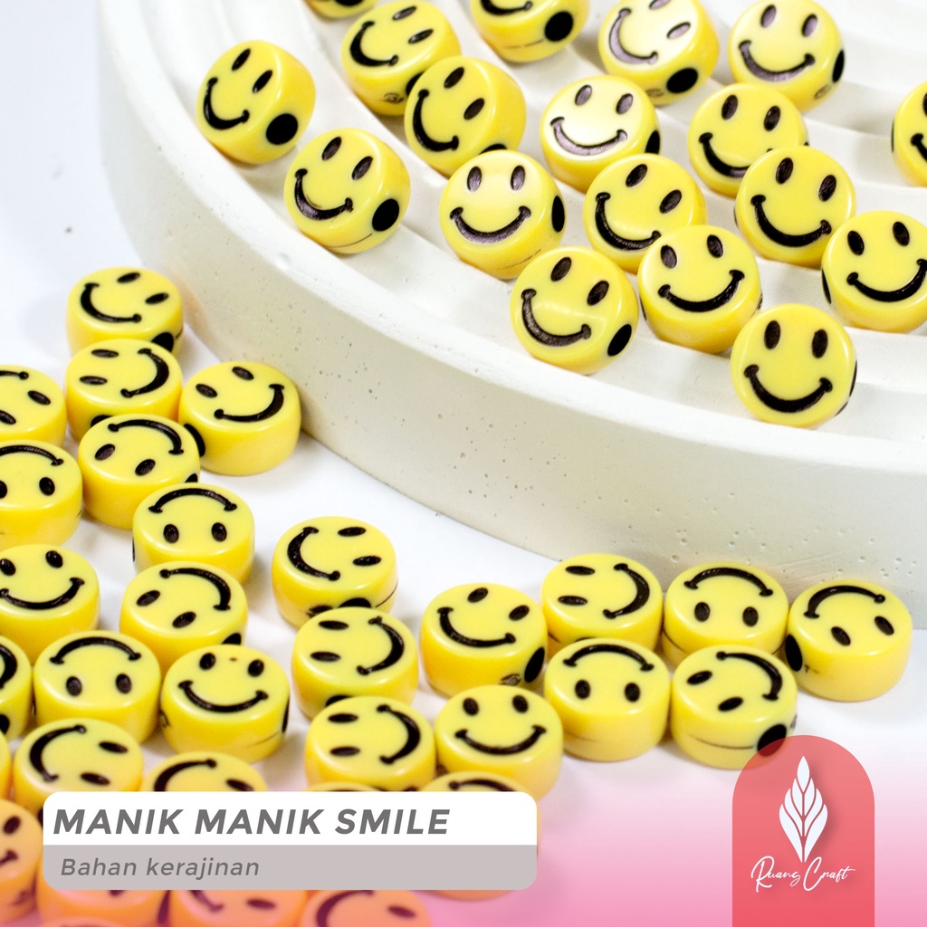 MANIK SMILE/ MOTE MOTIF SMILE/ MANIK SPACER CLAY