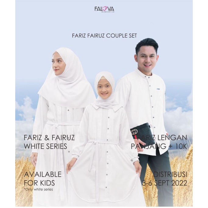 GAMIS KEMKO PUTIH / BAJU KEMBARAN KELUARGA PUTIH / BAJU MUSLIM/BAJU SANTRI DEWASA-ANAK/KEMKO/KEMEJA 