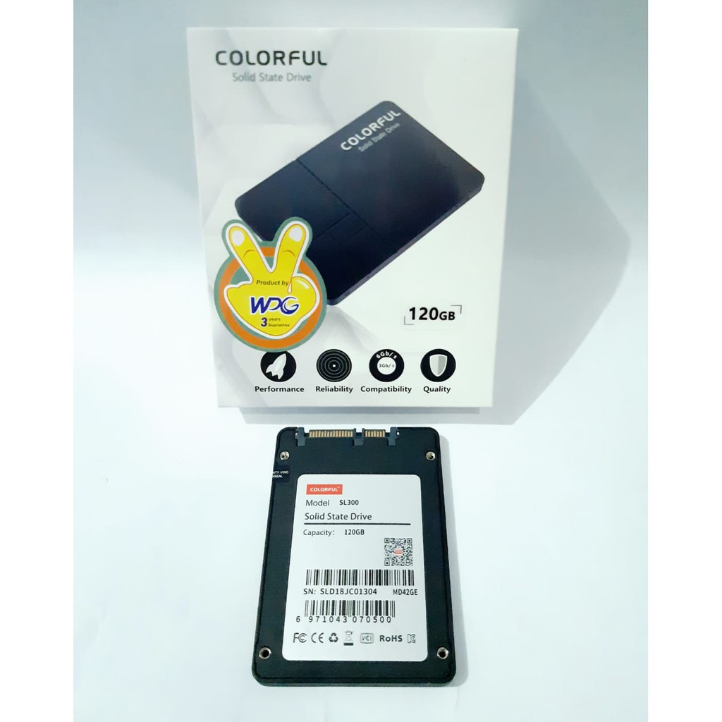 SSD Colourfull 120Gb Sata III Bergaransi Resmi