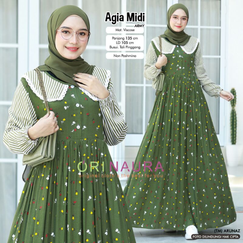 QIRA,FRAYA,DEFANA,KOPA,AGIA Mini Dress muslim by Ori Naura