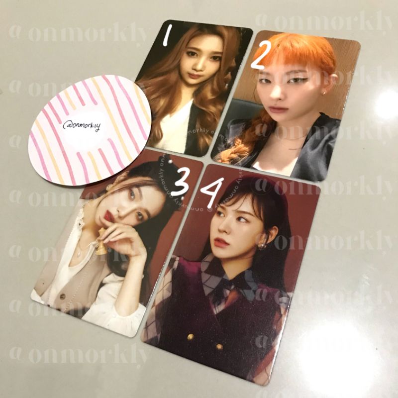 (READY) Seulgi Wendy Joy Red Velvet Photocard | Ice Cream Cake Benefit POB Appmus Season Greetings S