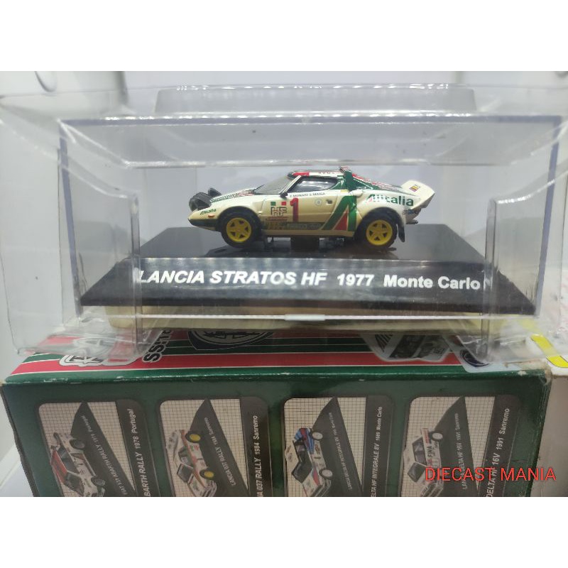CMS RALLY CAR DIECAST 1:64 CM'S SS.18 LANCIA & FIAT LANCIA STRATOS HF 1977 MONTE CARLO