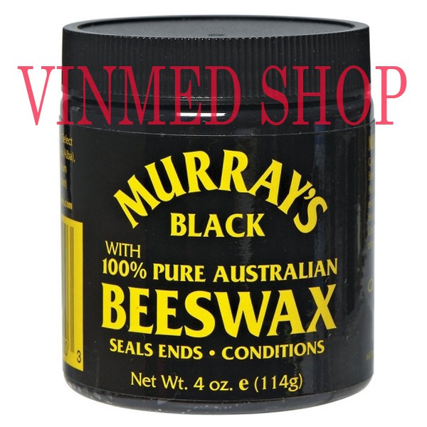 Murray's Black Beeswax Hair Dressing Pomade Original 100% Australian FREE SISIR