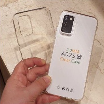 casing cover clear case bening TPU HD samsung A02S new 2021 transparan tebal model orinya (by ga2)