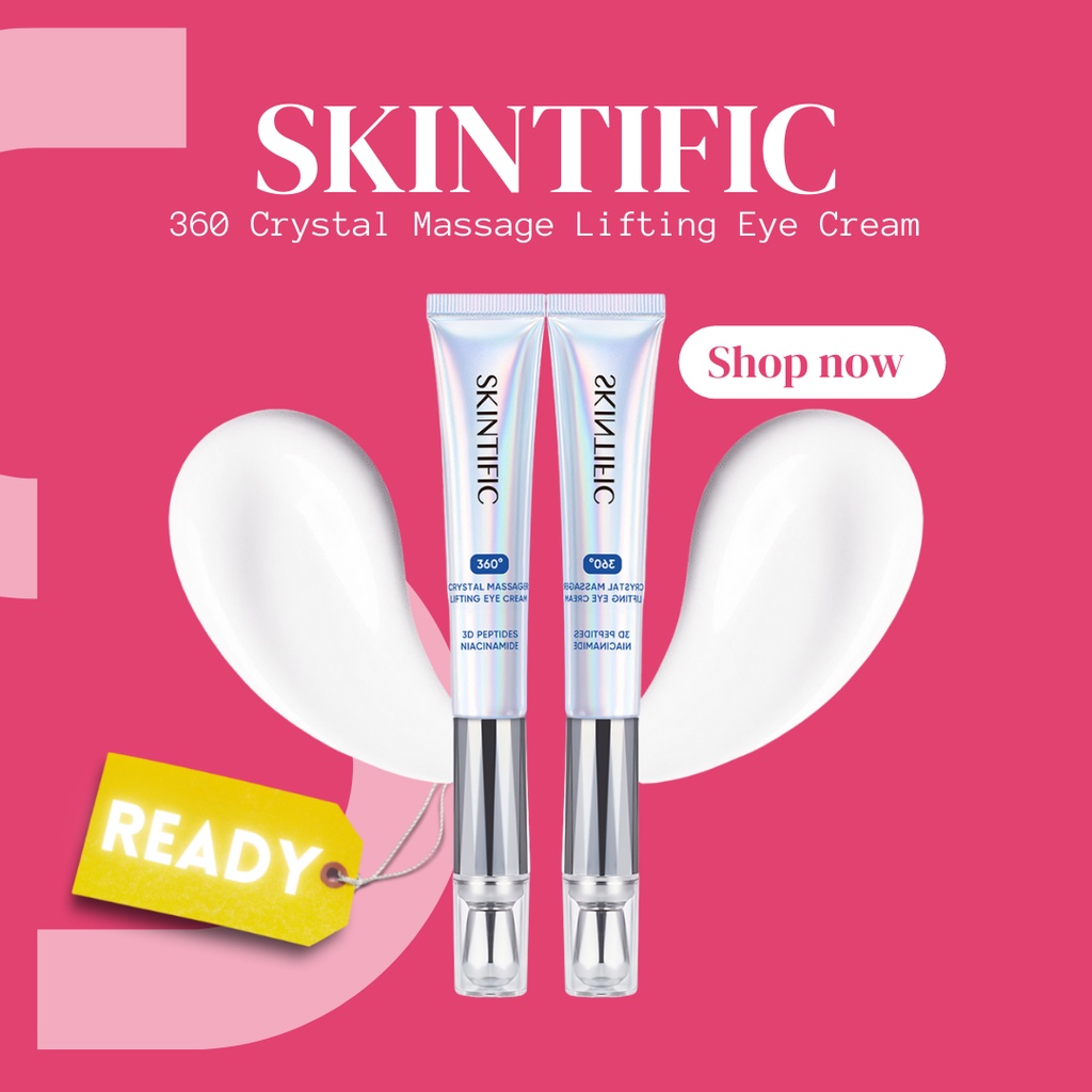 SKINTIFIC - 360 Crystal Massager Lifting Eye Cream 20g