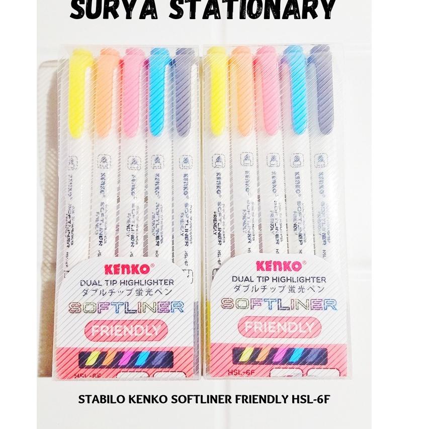 

Mall STABILO KENKO SOFTLINER FRIENDLY HSL-6F / KENKO HSL-6F / STABILO KENKO WARNA FRIENDLY new