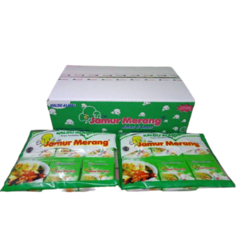 

Kaldu Jamur Merang 1 Dus - 10 renceng - Kaldu Alami Jamur merang