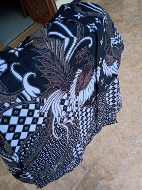 684 Kemeja Batik Pria M S/d Bigsize 5l, Hem Laki Lengan Panjang Jumbo Seragam