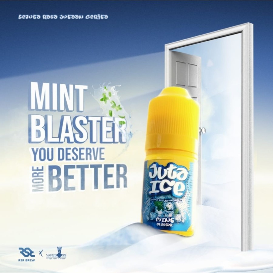 Juta Ice Mint Blaster Salt Nic 30ML by RSR Brew x Vape Boss