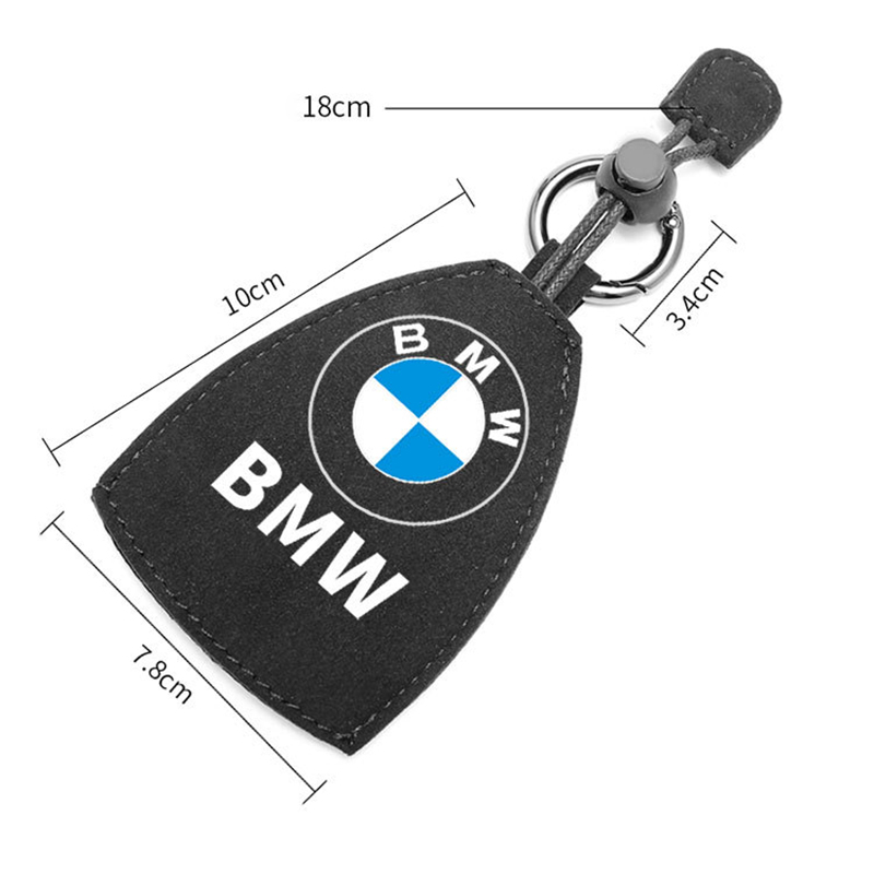 Suede Car key bag Universal fob for E46 E90 E60 E39 F30 E36 F10 F20 E87 E92 E30 E34 X1 X3 X4 X5 X6 Car Key Case