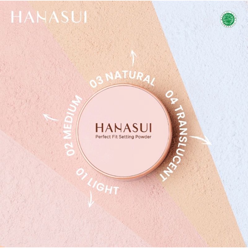 HANASUI Perfect Fit Setting Powder | Loose Powder | Bedak |