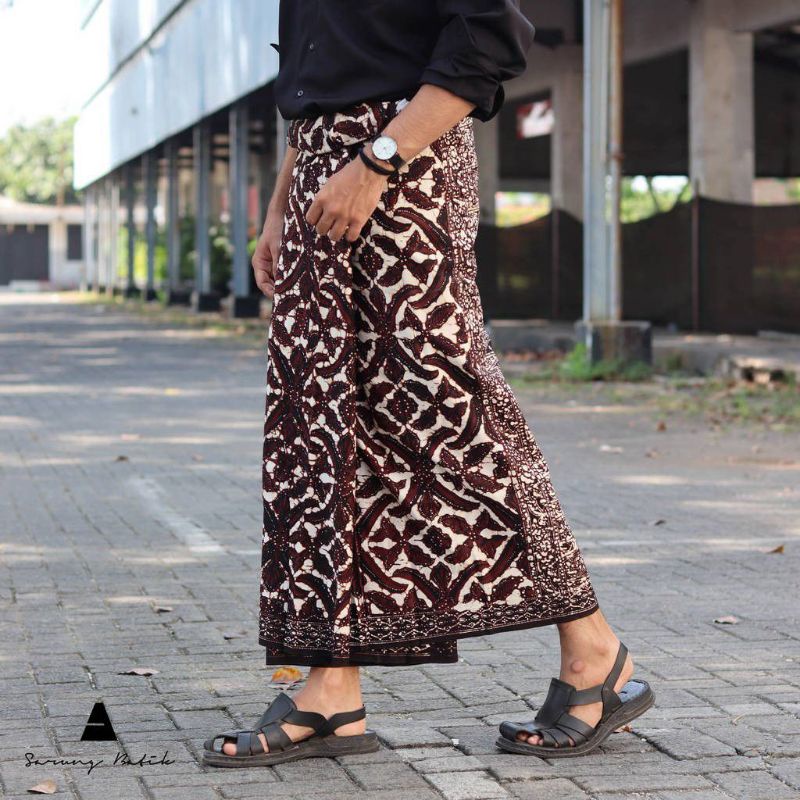 SARUNG BATIK WAYANG KAWUNG GUNUNGAN SANTRI SEMAR SENDIKO DAWUH