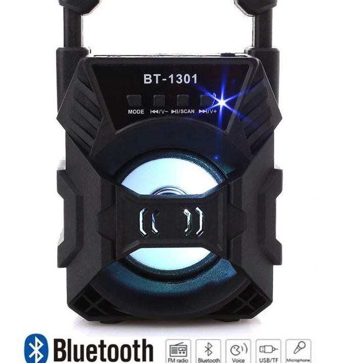 >968 Kisonli - Speaker Bluetooth BT 1301 BT 1302 BT 1303 HQ/ Speaker Aktif Salon Mini Portable ☮