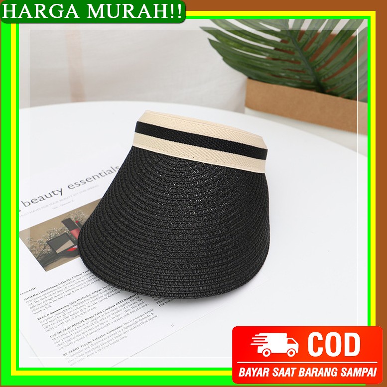 Topi Pria Wanita Fashion Korea Kekinian Topi Cewek Import Topi Pa AH361 Tiffany Chapeau Anti Uv To