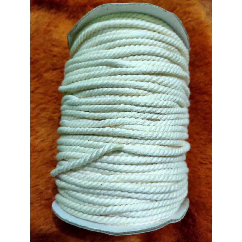 tali kepang macrame / tali katun macrame 5mm